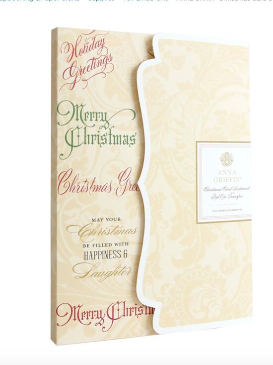 Anna Griffin Other - Anna Griffin® Christmas Card Sentiment Rub-Ons - Set of 128 Sealed